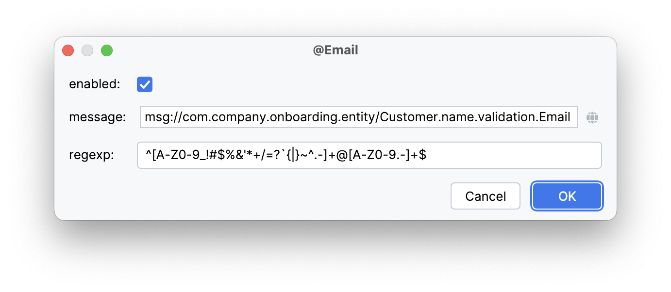 email validation
