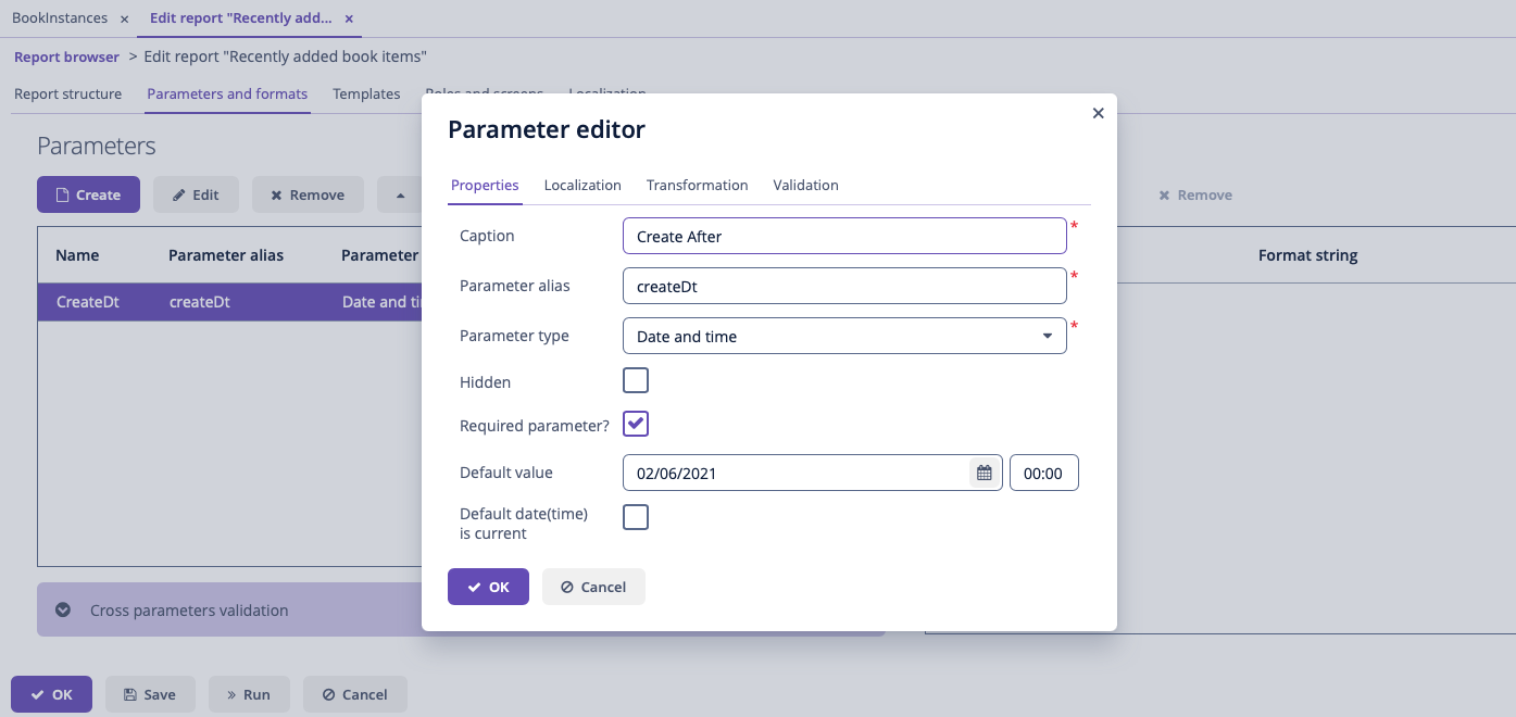 query parameter rename