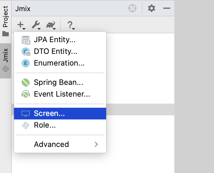 create screen 1