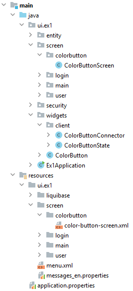 project structure