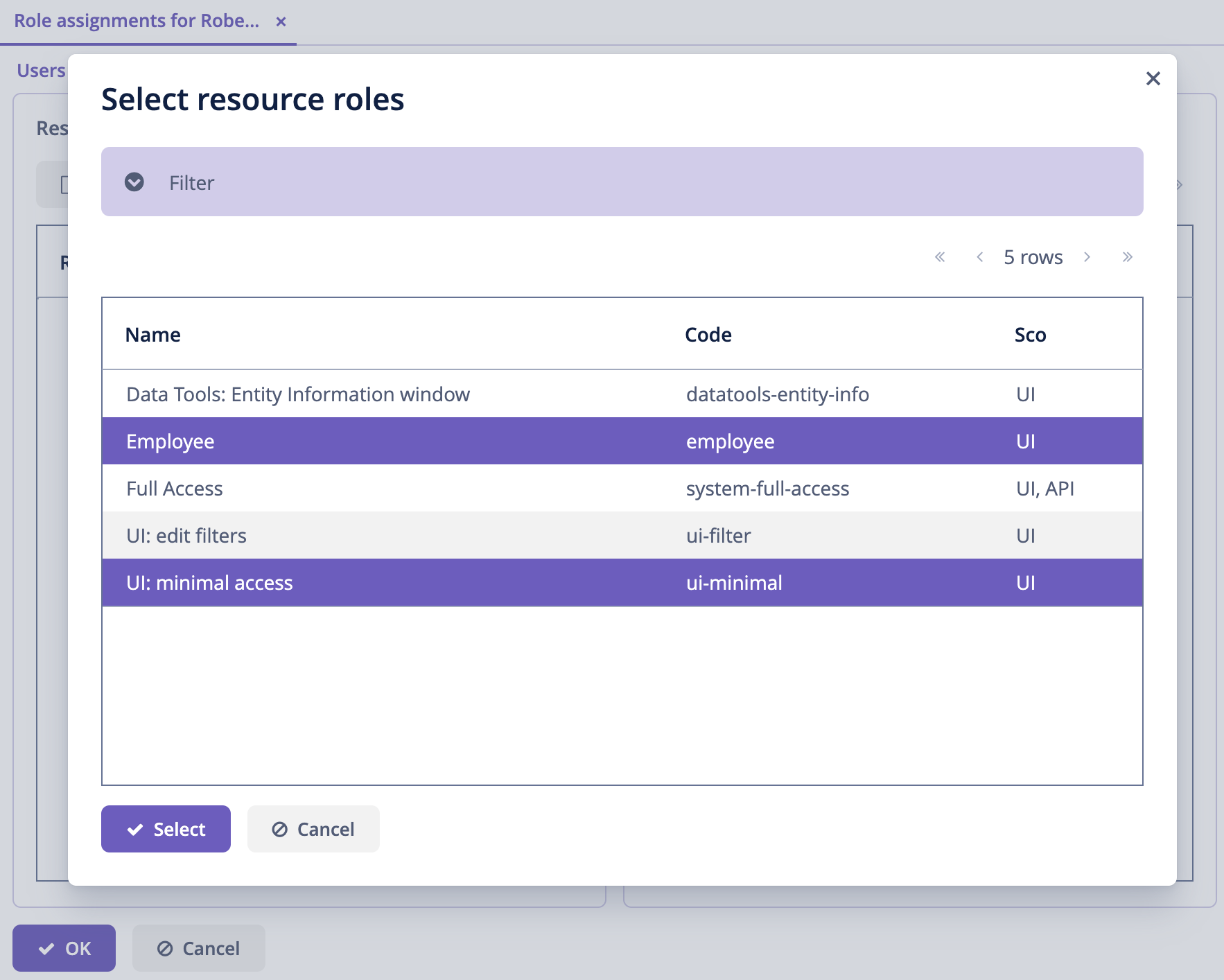 assign role 2