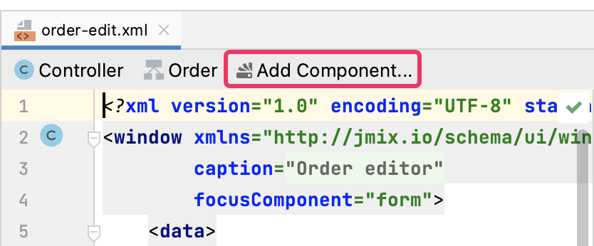 add component method1