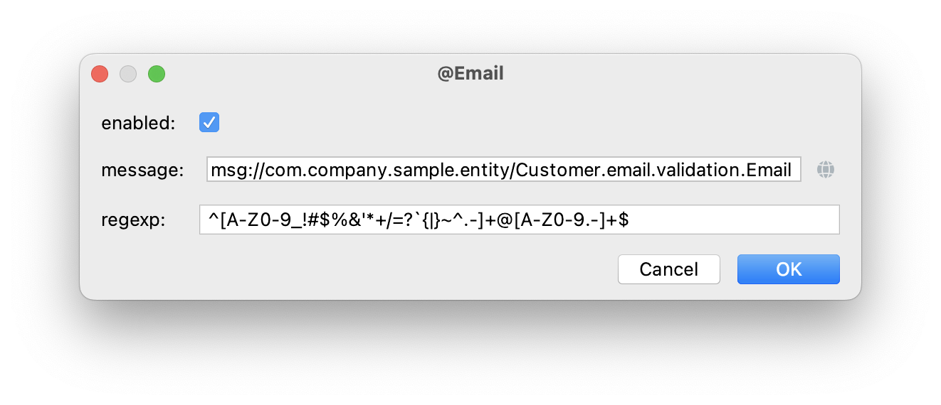 email validation