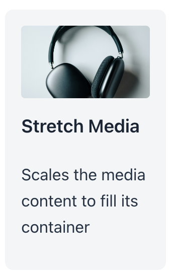 card stretch media