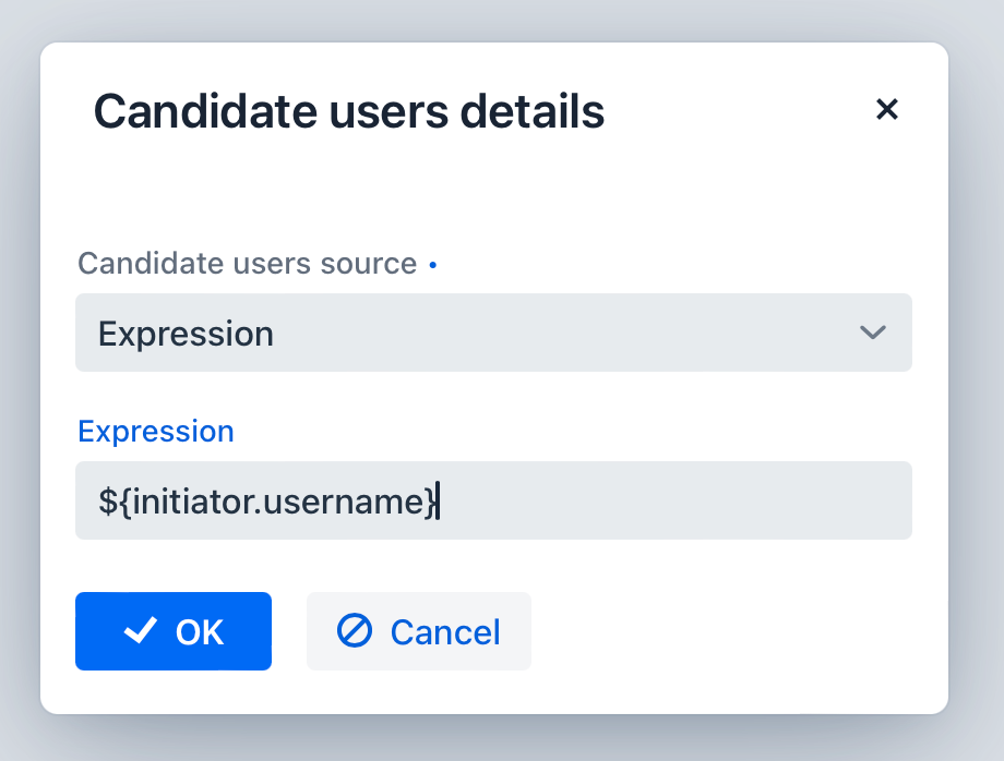 candidate users expression