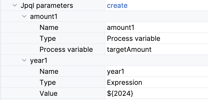 jpql parameters