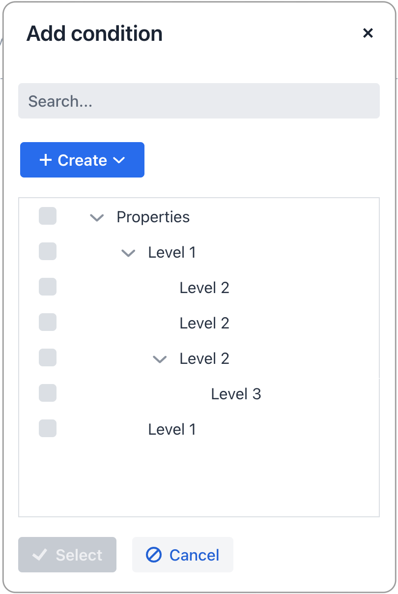 generic filter hierarchy depth