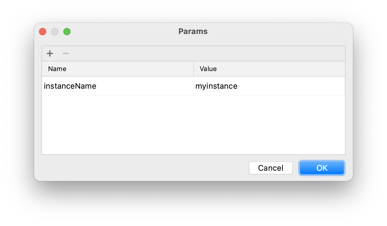 data params