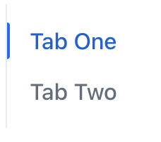 tabs vertical