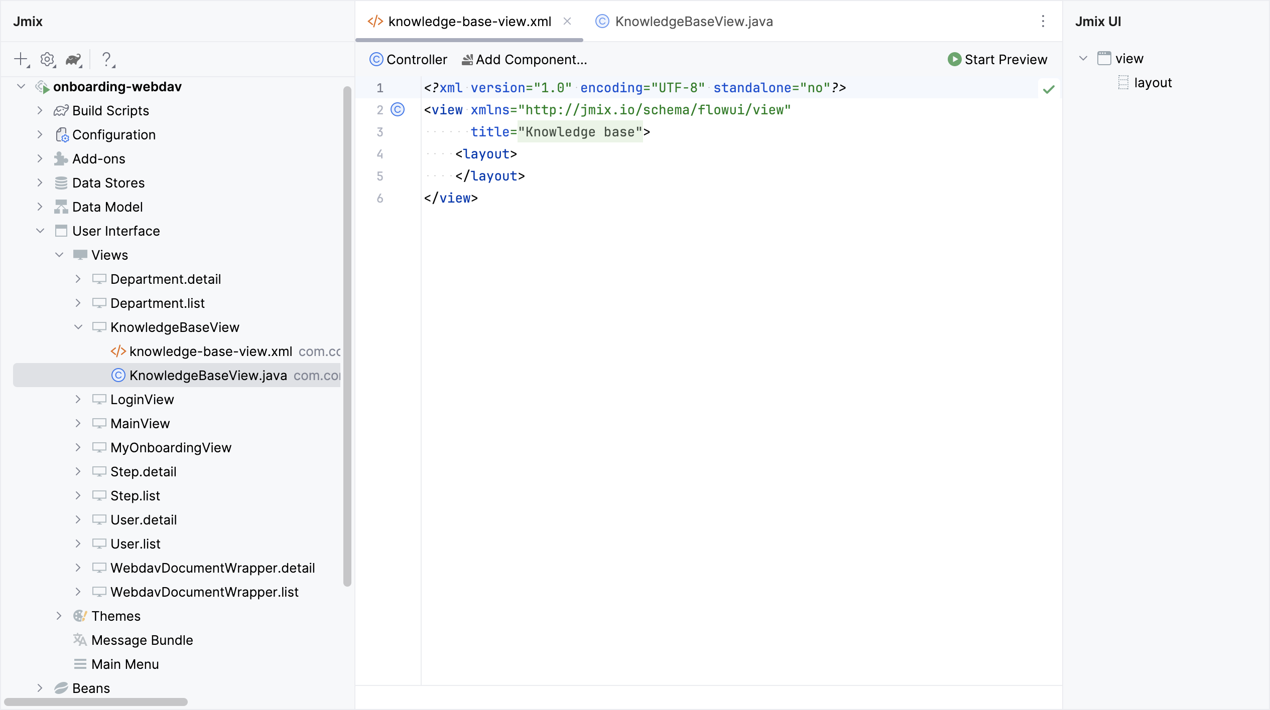 knowledge base create3