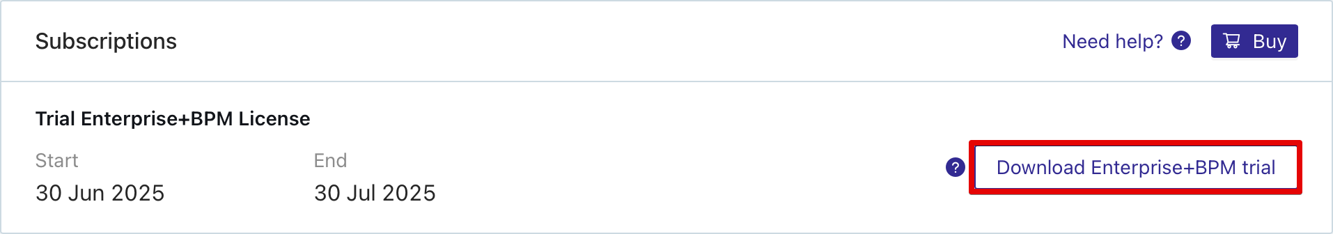 download trial project