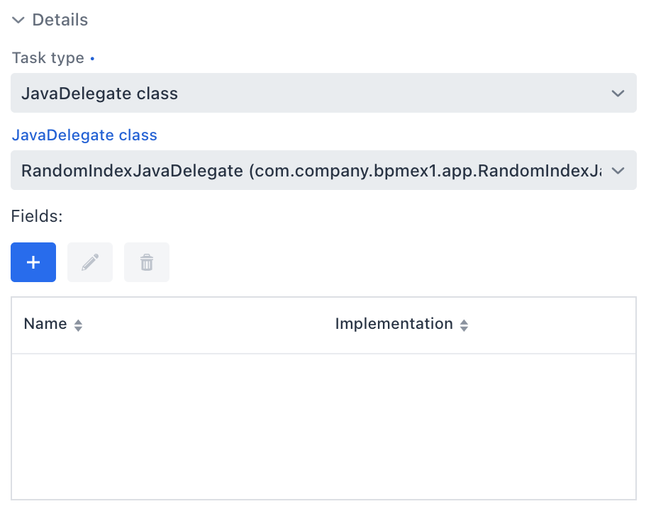 create java delegate