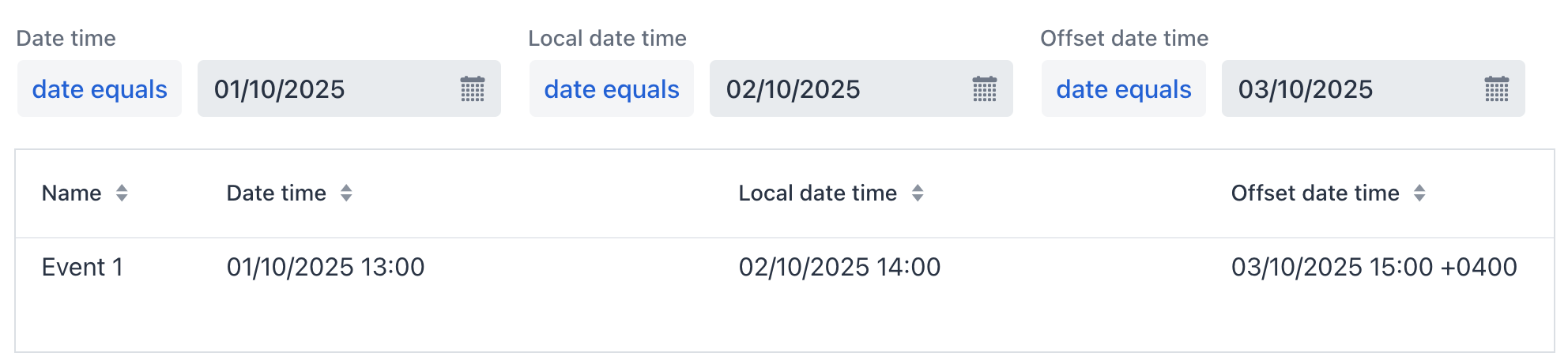 property filter date equals