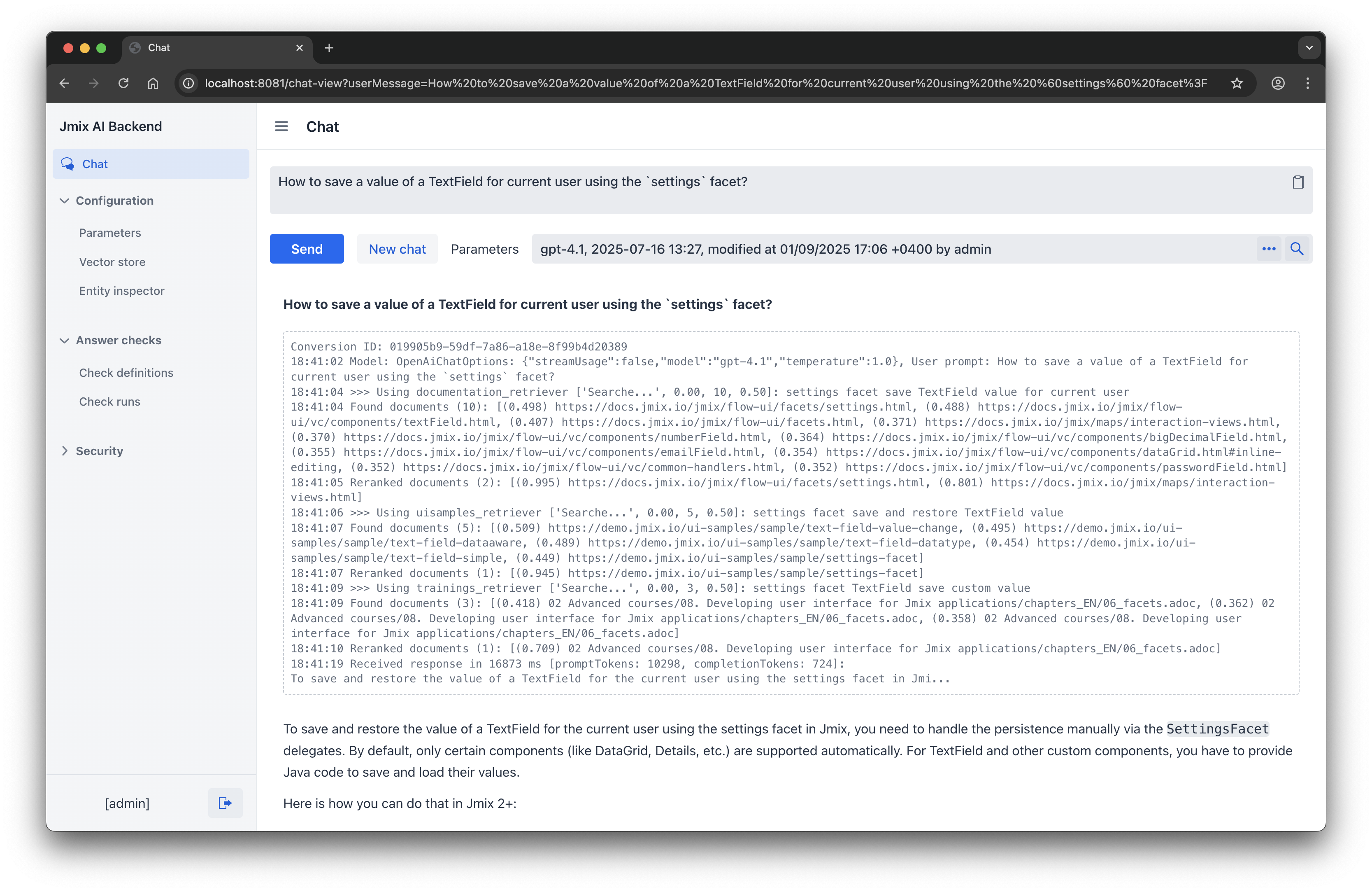 ai assistant backend service